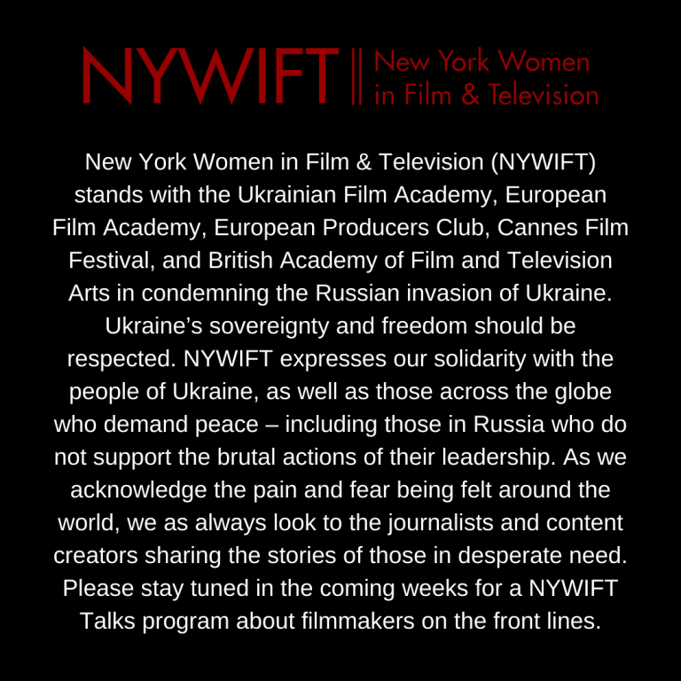 NYWIFT Issues Statement in Support of Ukraine (Digital Cinema Report)