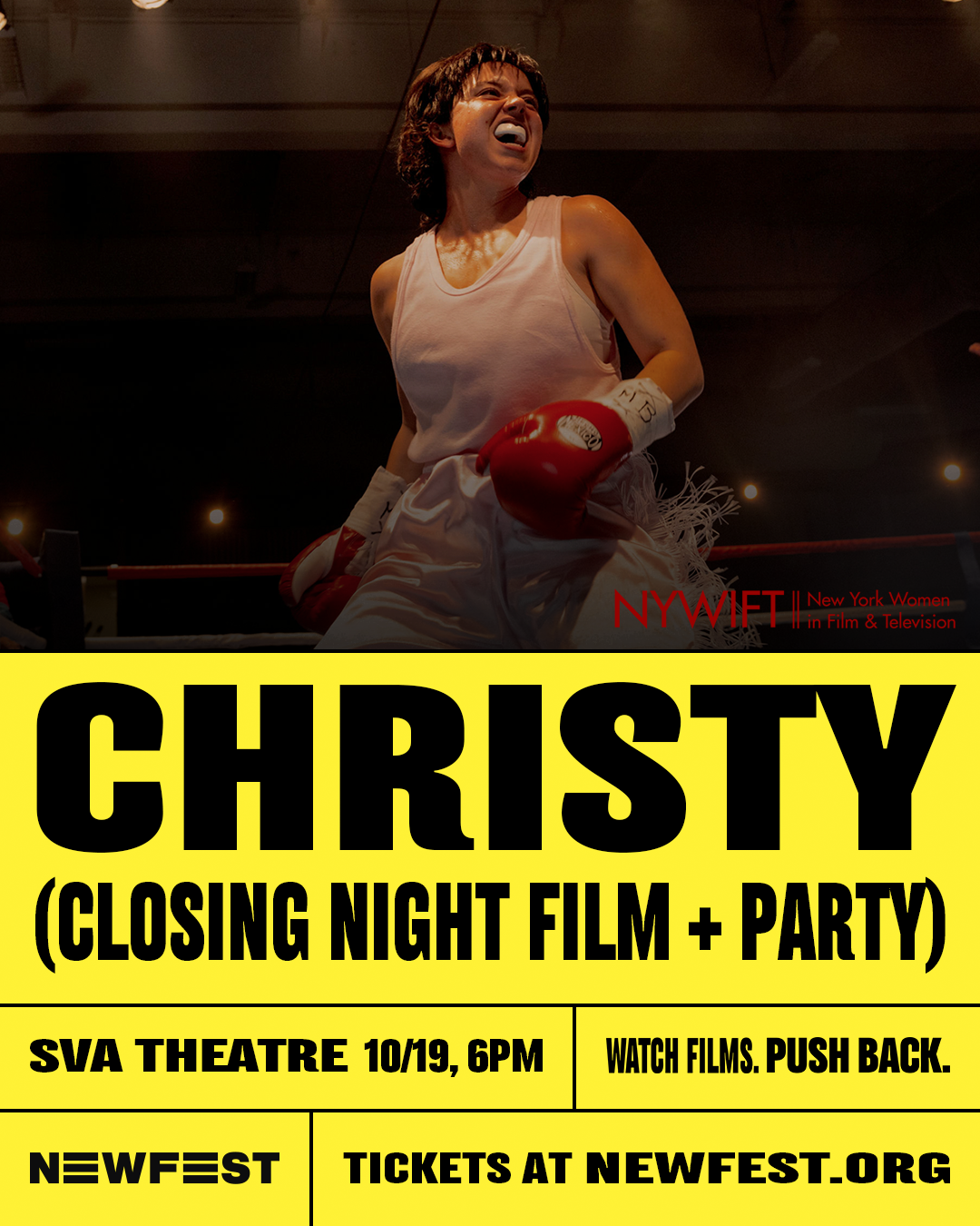 NYWIFT Co-Presents NewFest Closing Night Film "Christy"