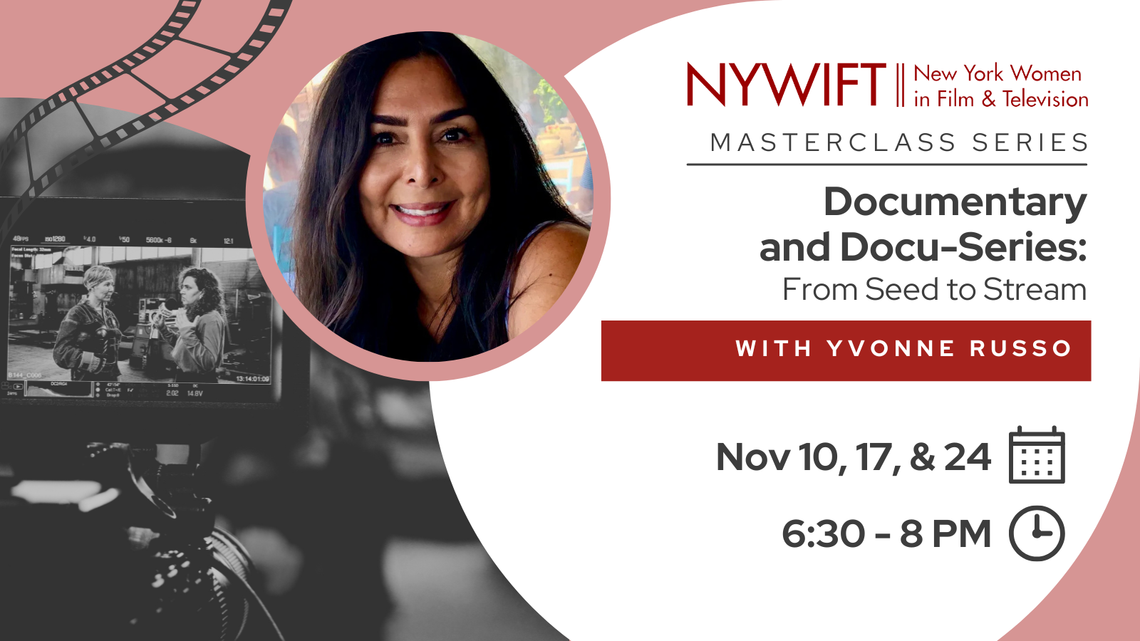 NYWIFT Masterclass: Documentary + Docu-Series with Yvonne Russo