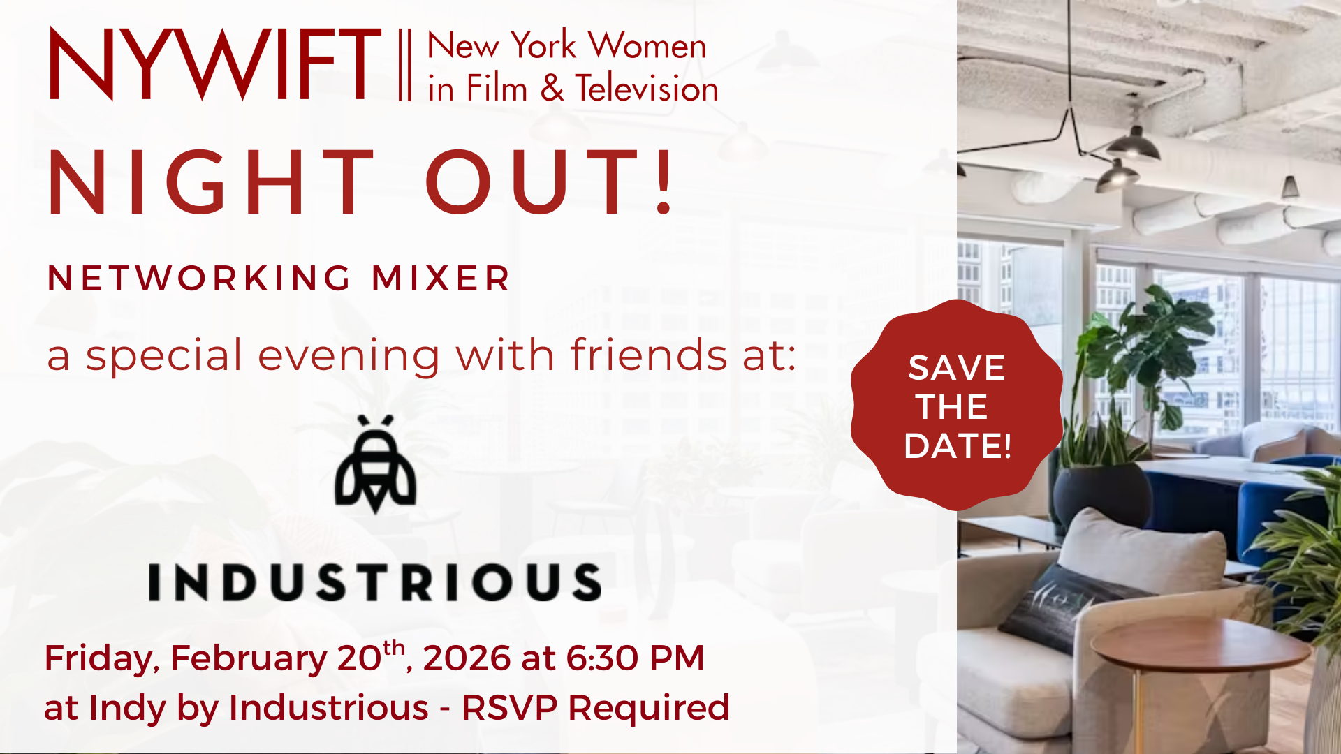 NYWIFT Night Out Networking Mixer – February 2026
