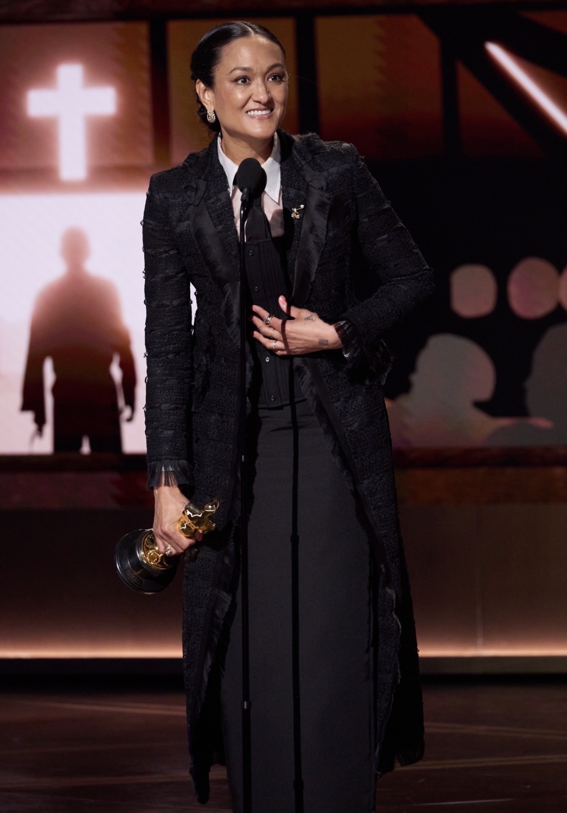 Autumn Durald Arkapaw wins Best Cinematography for Sinners