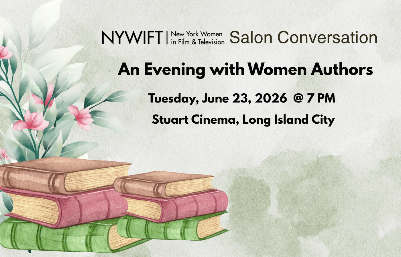 NYWIFT Salon Conversation: An Evening with Women Authors