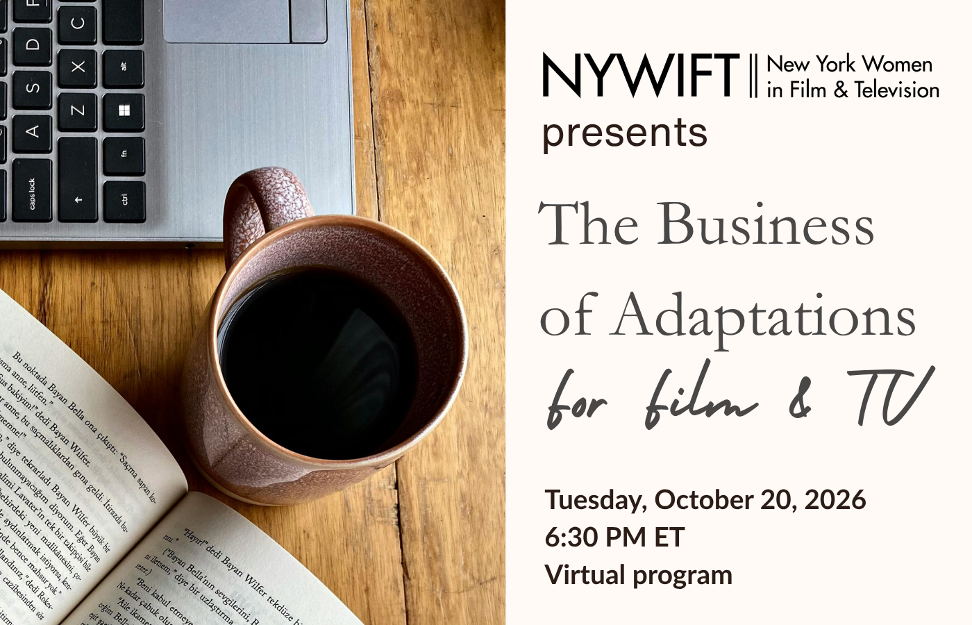 The Business of Adaptations for Film & TV – Fall 2026